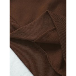 Women'S Cozy Crew Neck Sweatshirt with Vibrant Fox & Floral Print - Casual Long Sleeve Pullover for Fall & Winter, Soft Polyester Blend, Machine Washable, Allseason Apparel | Vibrant Print Top | Polyester Blend, Fox Sweatshirt