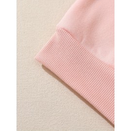 Women's CALVIN Letter Print Hooded Sweatshirt - Oversized Kangaroo Pocket & Drawstring Hood, Cozy Fall Winter Sweater with White CALVIN Logo, Casual Pullover (Machine Washable) for Casual Attire