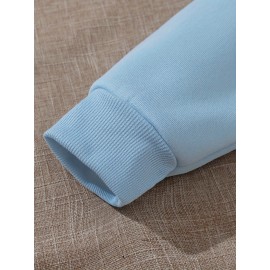 Women's CALVIN Letter Print Hooded Sweatshirt - Oversized Kangaroo Pocket & Drawstring Hood, Cozy Fall Winter Sweater with White CALVIN Logo, Casual Pullover (Machine Washable) for Casual Attire