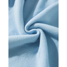 Women's CALVIN Letter Print Hooded Sweatshirt - Oversized Kangaroo Pocket & Drawstring Hood, Cozy Fall Winter Sweater with White CALVIN Logo, Casual Pullover (Machine Washable) for Casual Attire