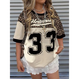 [Retro Y2K Colorblock Tee] Retro Vintage Y2K Women's T-Shirt - Pastel Green & Pink Colorblock Tee | Machine Washable, All-Season Casual Top, Bold Letter Print, Versatile Clothing